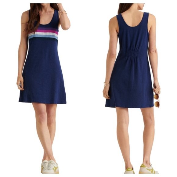 Lucky Brand Dresses & Skirts - Lucky Brand Womens Strip Tank Mini Dress Medium